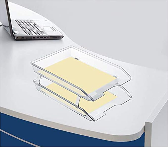 Acrimet Facility 2 Tier Letter Tray, Front Load, Letter Size/A4, Desktop File - Image 4