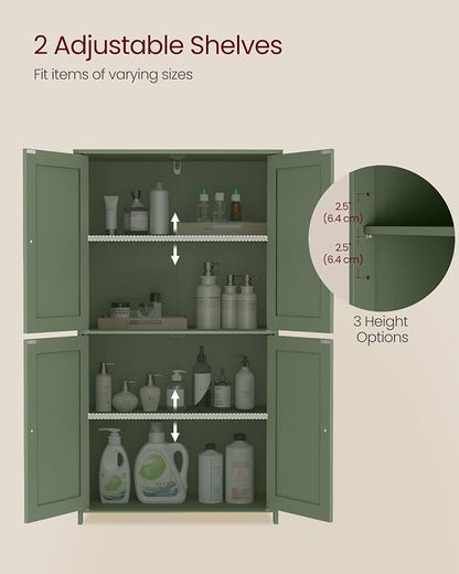 VASAGLE Floor Storage Cabinet, Shaker Cabinet - Image 4