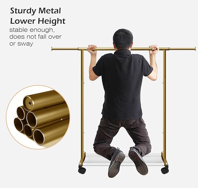 MISSLO Short Clothing Racks for Hanging Clothes - Image 6