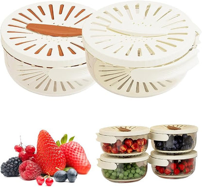Multi-Functional Fruit and Vegetable Washing Bowl, Fruit Strainer Container by LECDOA