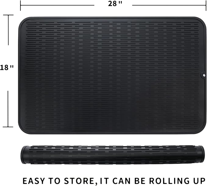 Silicone Dish Drying Mat for Multiple Usage, Easy clean, Eco-friendly, - Image 2