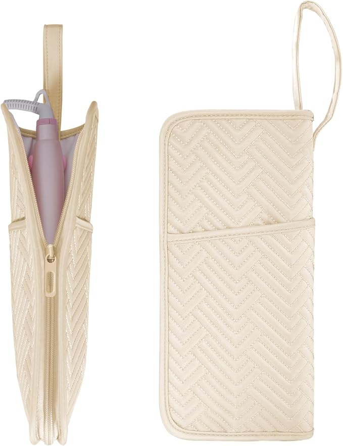 SITHON Hot Iron Holder & Mat, Heat Resistant Hair Tools Travel Bag Portable Hot by SITHON