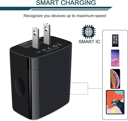 Wall Charger, USB Charger Adapter, AILKIN 4.8A 4Multi Port Fast Charging | USBA - Image 3