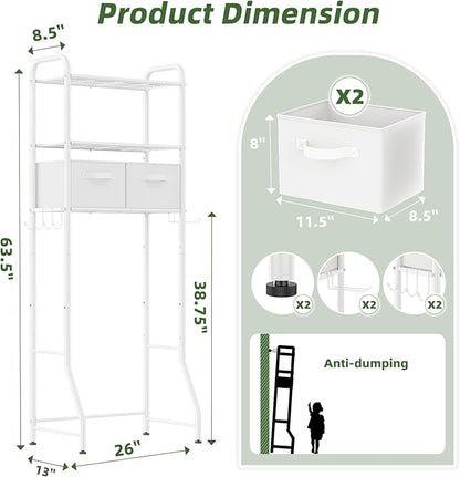 Simple Trending Over The Toilet Storage Rack - Image 3