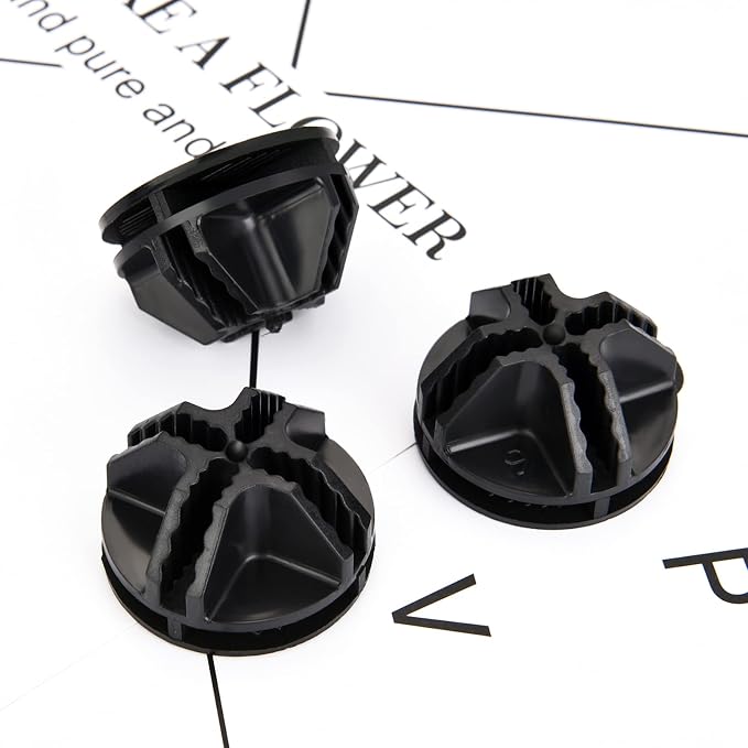 48 Pieces Cube Connectors Plastic Storage Wire Cube Organizer ABS Connectors - Image 3