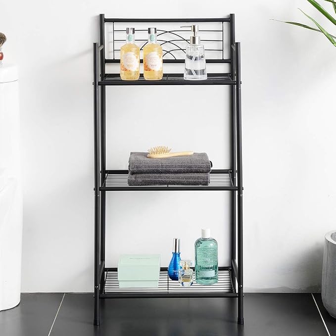 L&H UNICO 3-Tier Free Standing Wire Rack Durable Metal Shelving Storage Unit - Image 7
