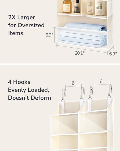 ULG Over the Door Organizer, 5-Tier Extra Large Hanging Storage - Image 6