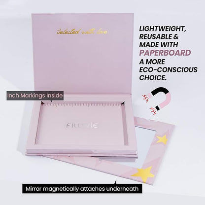 Pink Empty Refillable Magnetic Makeup Palette - Image 2