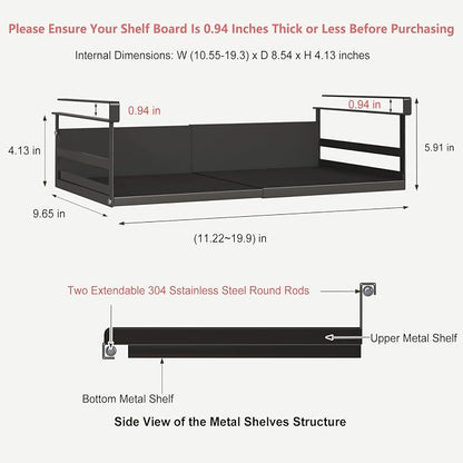Expandable Under Cabinet Shelf Organizer - Image 3