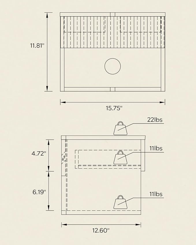 Floating Nightstands Set of 2 - Image 2
