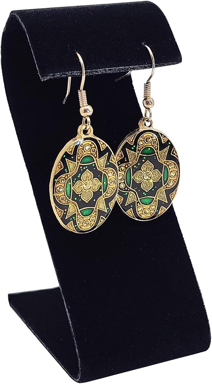MOOCA 6 Pcs Black Velvet Earring Display Stand Displays, Jewelry Organizer - Image 3