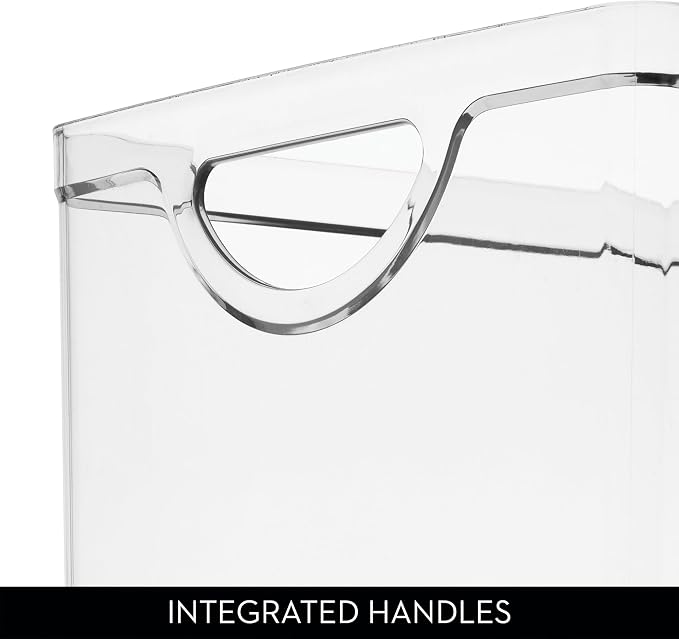 iDesign Stackable Clear Plastic Extra Long Storage Bin, Organizer - Image 5