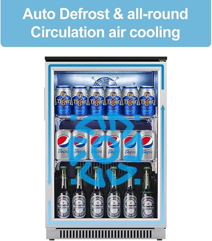Weili 20 Inch Built in Beverage Fridge - Image 7