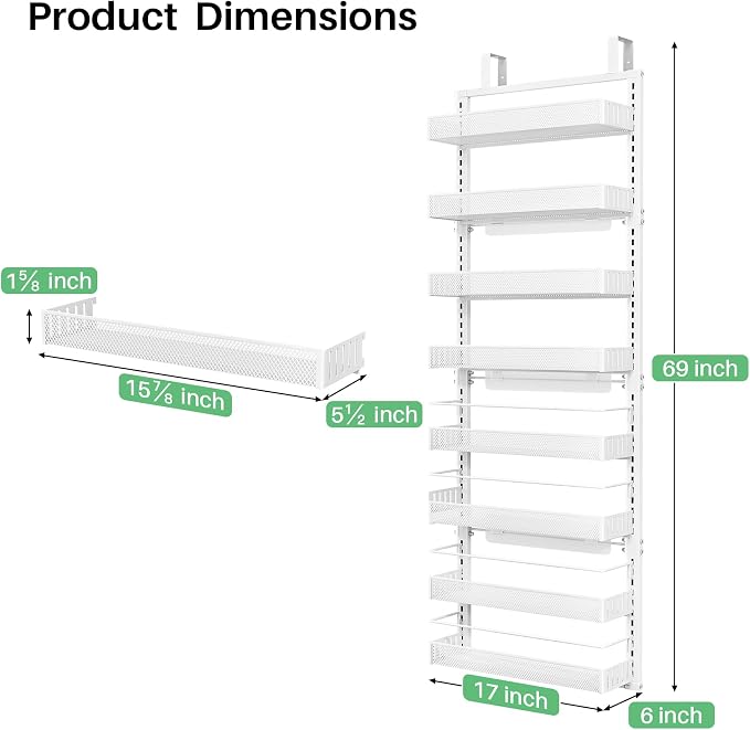 SNTD Over the Door Pantry Organizer - Image 7