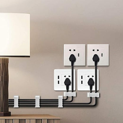 SOULWIT® 50 x Self-Adhesive Cable Management Clips - Image 5