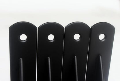 6 Pack L5 x H 3" Black Heavy Duty Shelf Brackets - Image 3