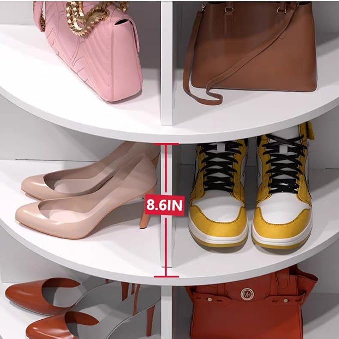 Shoe Organizer 6-Tier Spinning Shoe Rack - Image 6