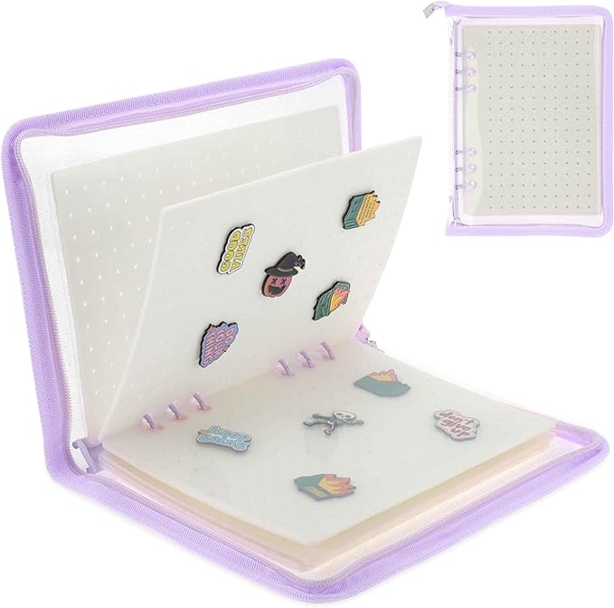 CAPASTEC Pin Bag, Portable Pin Display Book, Brooches Storage by CAPASTEC