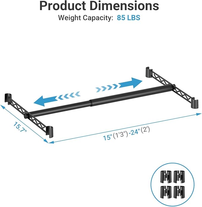 VIPEK Expandable Closet Rod - Image 4