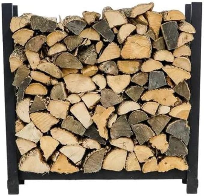Woodhaven 2-Foot Firewood Rack – Made in USA – 1/8 Cord Raised Lumber Storage by Woodhaven
