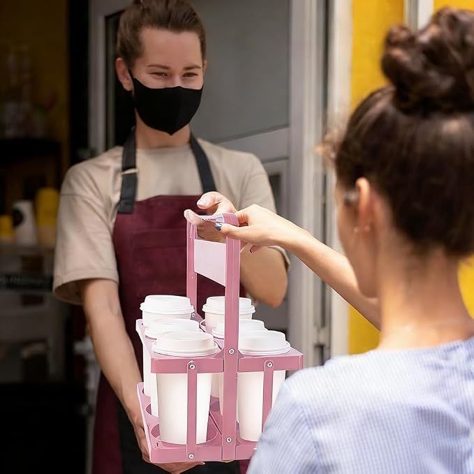 Reusable Drink Carrier with Handle - Image 6