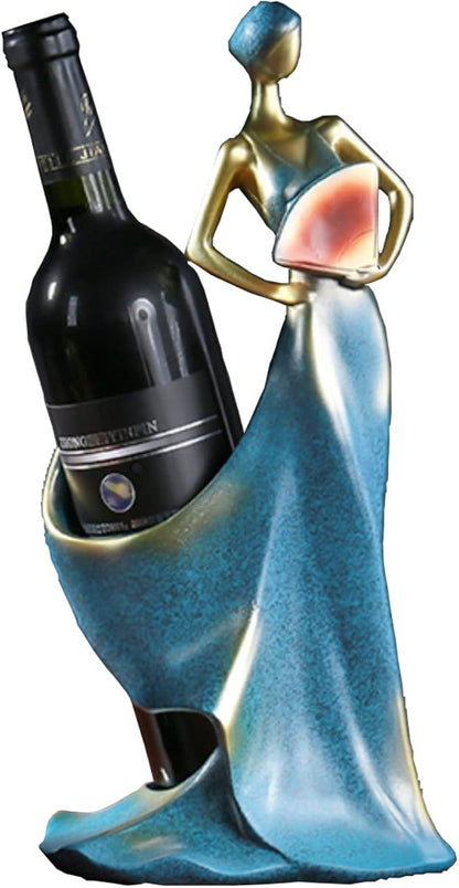 Wine Rack, Wine Bottle Holder Decorative, Lady Wine Holder, Single Wine Holder by iStarcas