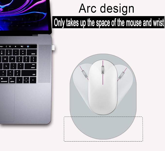 Small Mouse pad, Waterproof Non-Slip Rubber Bottom, Suitable - Image 2