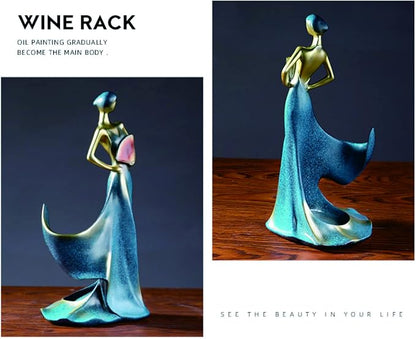 Wine Rack, Wine Bottle Holder Decorative, Lady Wine Holder, Single Wine Holder - Image 5