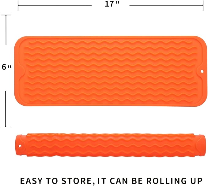 Silicone Dish Drying Mat for Multiple Usage, Easy clean, Eco-friendly, - Image 2