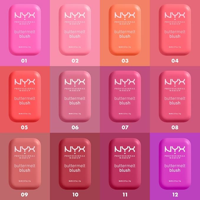 NYX PROFESSIONAL MAKEUP Buttermelt Powder Blush, Fade and Transfer-Resistant - Image 4