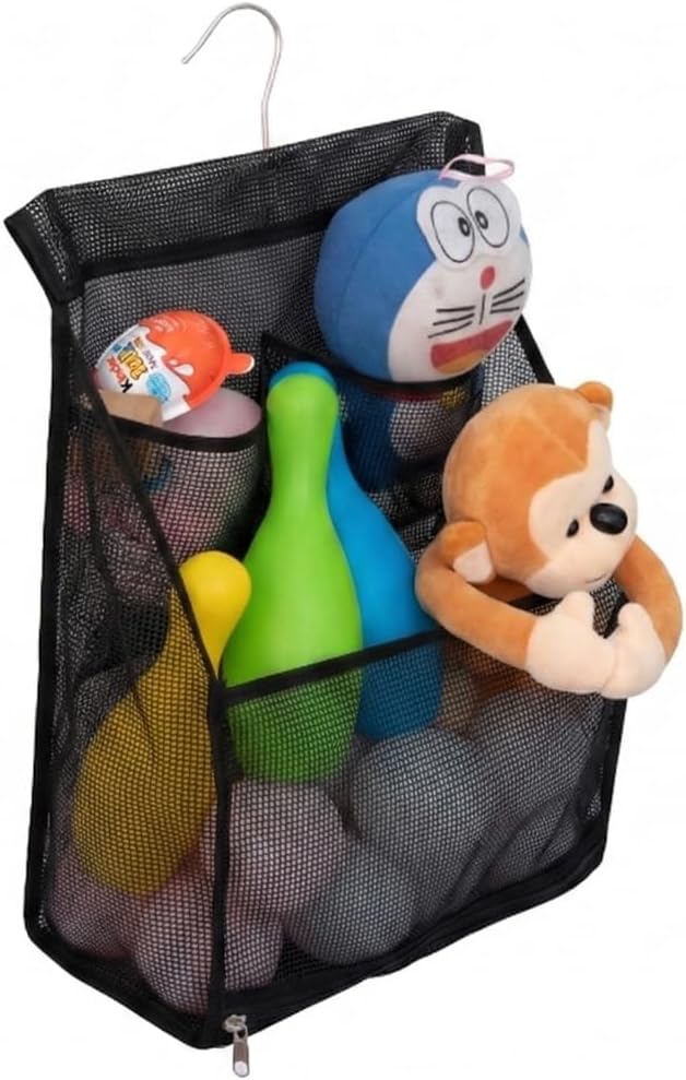 ALYER Hanging Mesh Bath Toy Organizer Bag, Large Shower Storage Caddy by ALYER