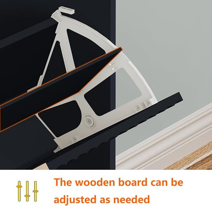 Shoe Cabinet Storage, Modern Freestanding Organizer - Image 4
