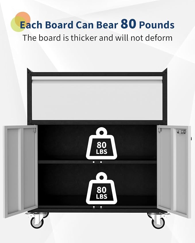 Heavy Duty Metal Garage Storage Cabinet - Image 6
