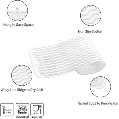Silicone Dish Drying Mat for Multiple Usage, Easy clean, Eco-friendly, - Image 3