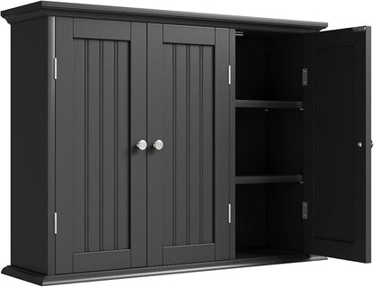 ChooChoo Laundry Cabinet with 3 Doors and Adjustable Shelves | 9.06"D x 31.1"W by ChooChoo