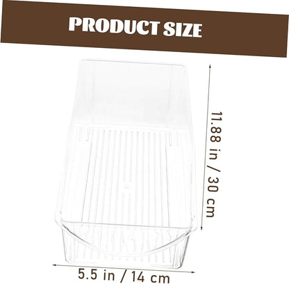 Clear Refrigerator Drawer Organizer Storage Container - Image 2