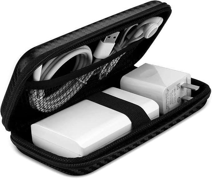 iMangoo Travel Essential Electronics Organizer Pouch Charger Case, Shockproof by iMangoo