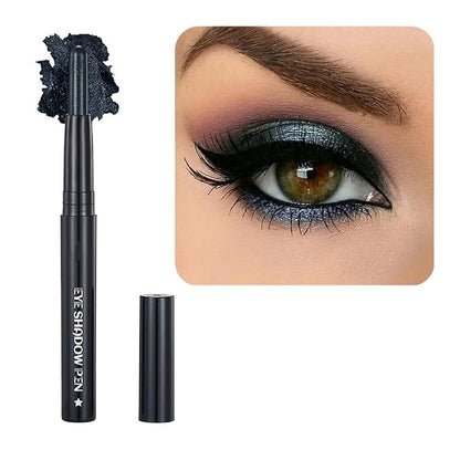 Black Eyeshadow Stick Makeup, Cream Shimmer Eye Shadow Pencil, Hypoallergenic by SAUBZEAN