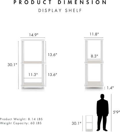 Homes: Inside + Out Apexa Modern 3-Tier Narrow Shelving Units, Collectibles - Image 3