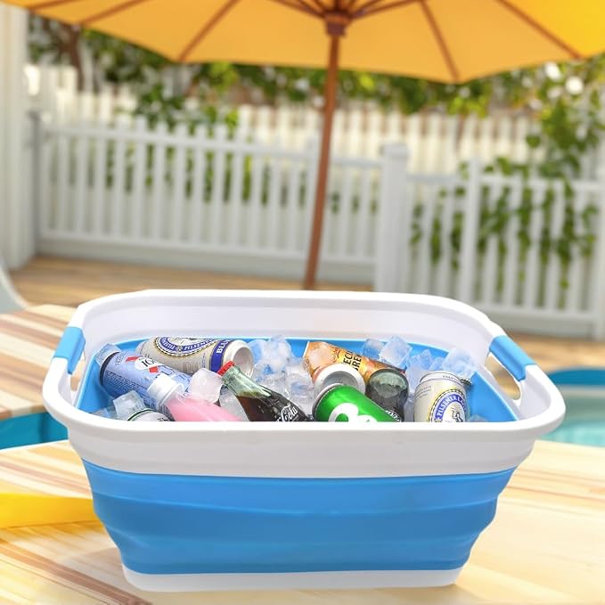 SAMMART 41L Collapsible Plastic Laundry Basket - Image 3