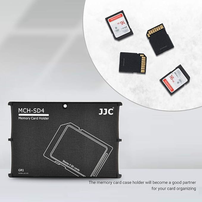 4-Slot SD Card Holder Case, Slim Ultra-Thin SDHC SDXC Memory Card Organizer - Image 2