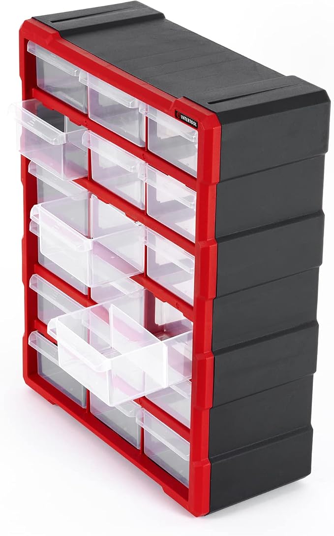 Small Parts Organizer for Hardware & Screws | 18 Removable Bins - Image 5