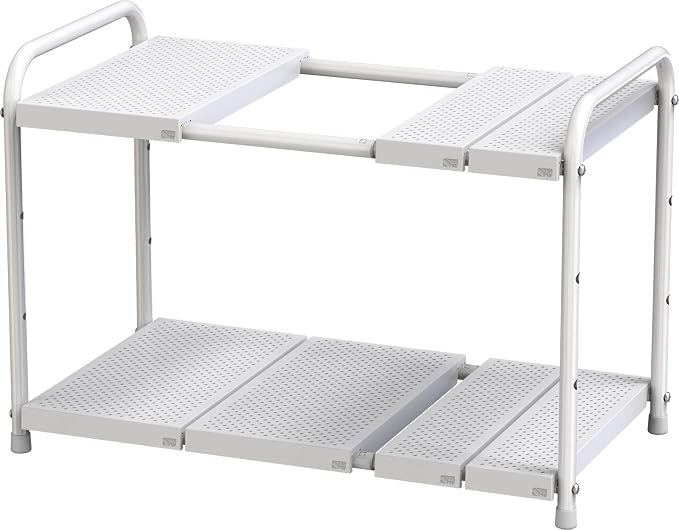 Deco Brothers Under Sink 2 Tier Expandable Shelf Organizer by DecoBrothers