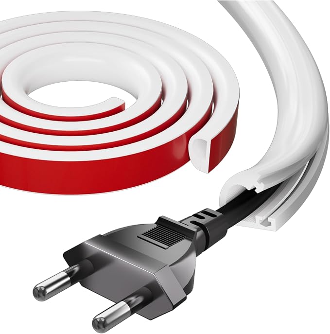 78" Silicone Cord Hider for Wall Mount TV, Self-Adhesive Cable Hider for 1 Cord by Conwang