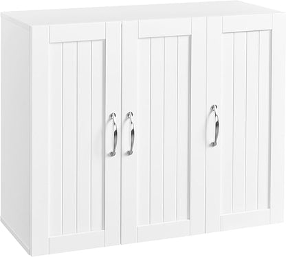 Yaheetech 3-Door Wall Mounted Bathroom Storage Cabinet, Laundry Room, a Roomy by Unknown
