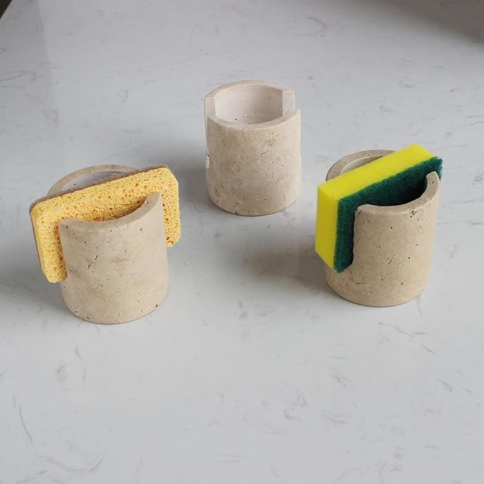 Natural Marble Travertine Sponge Holder - Image 7
