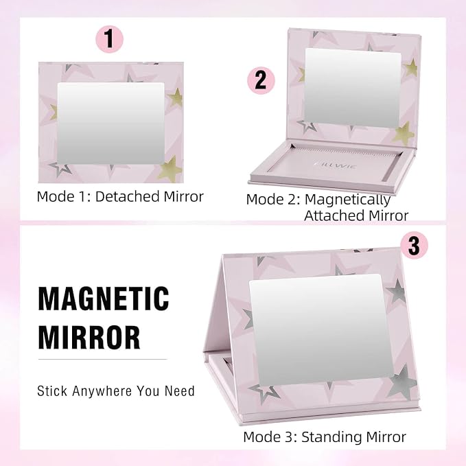 Pink Empty Refillable Magnetic Makeup Palette - Image 6