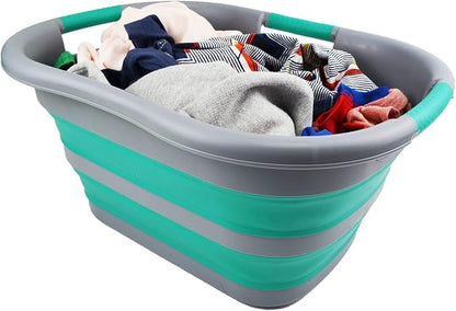 SAMMART 30L Collapsible Plastic Laundry Basket - Image 6