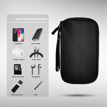 Electronics Organizer Bag Pouch Cable Charger Organizer Travel Shockproof Cord - Image 3