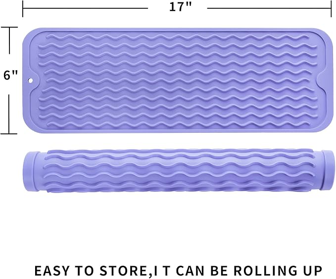Silicone Dish Drying Mat for Multiple Usage, Easy clean, Eco-friendly, - Image 2